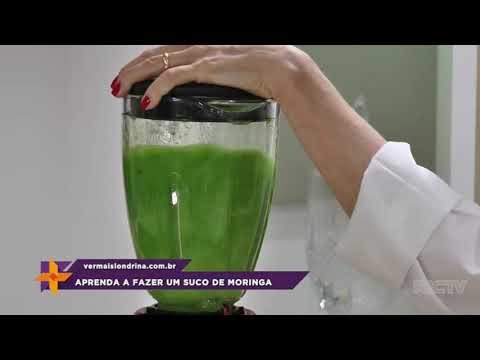 Aprenda a fazer um suco de moringa