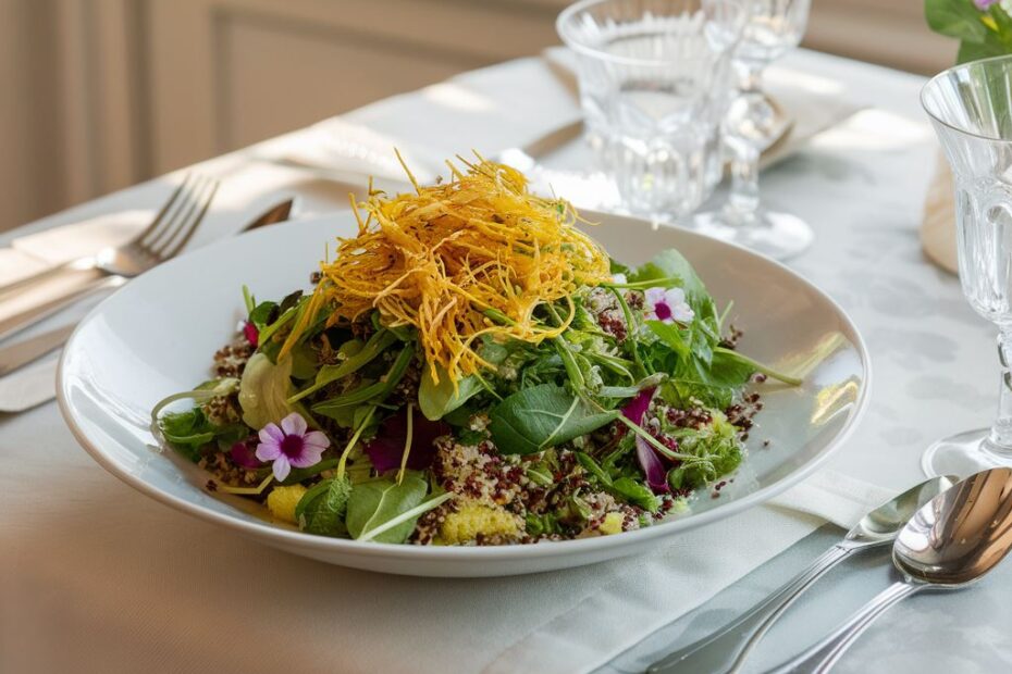 Receita de Salada de Moringa Oleífera com Quinoa